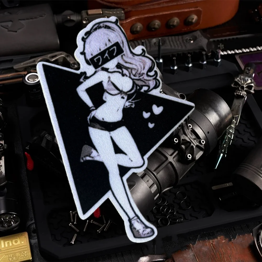 Parche táctico gancho y bucle anime chica waifu para ropa - imagen 2