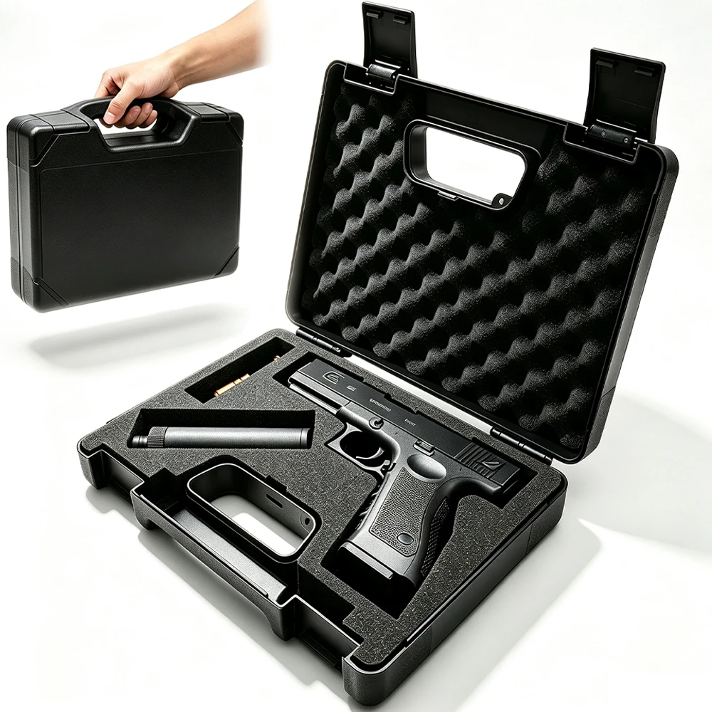 Funda táctica rígida impermeable para pistola con espuma interior - imagen 5