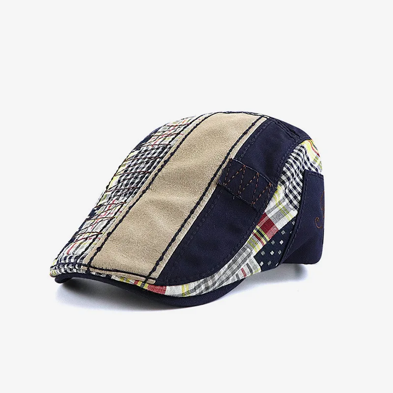 Boina plana de algodón con visera unisex para sol primavera y verano - imagen 5