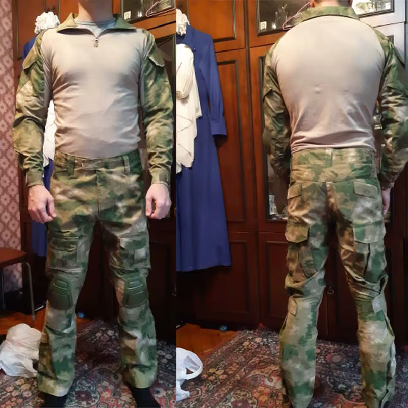 Set táctico hombre camisa manga larga y pantalones ripstop MOLLE - imagen 3