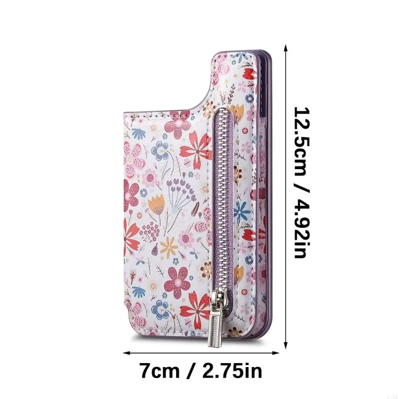 Billetera táctica para tarjetas con soporte plegable móvil PU - imagen 2