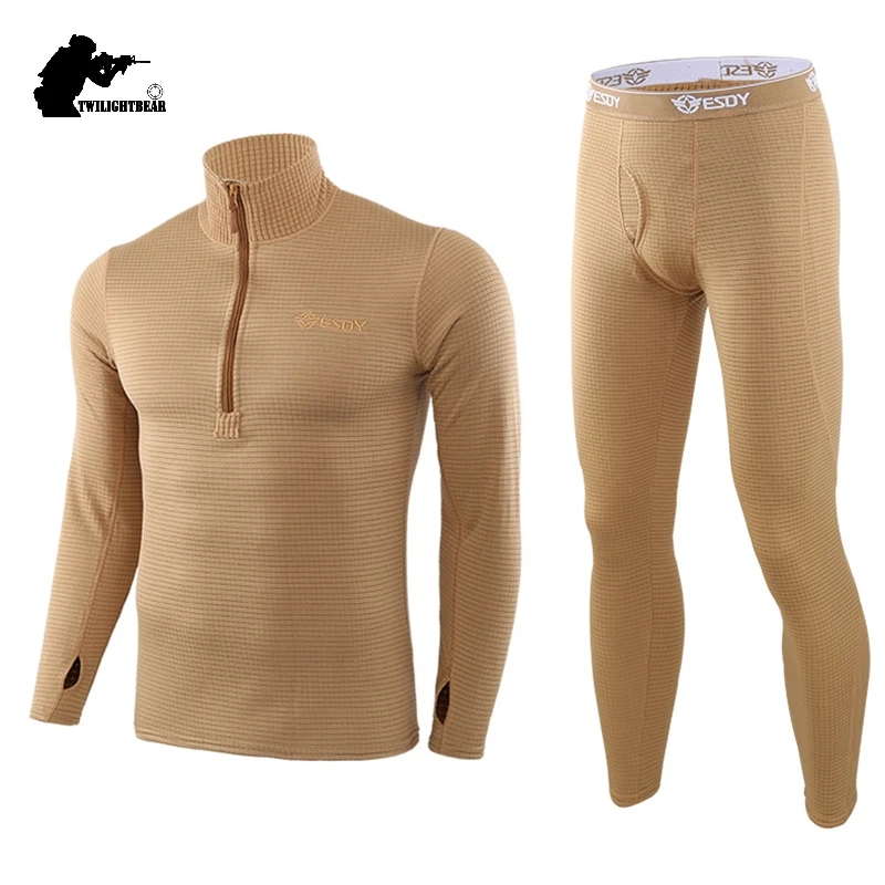 Ropa interior térmica hombre forro polar secado rápido táctico - imagen 3