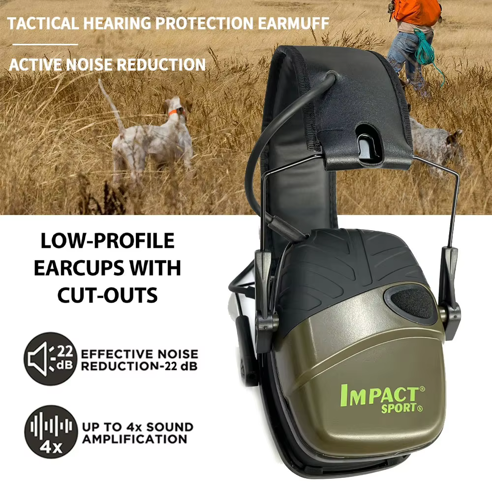 Auriculares tácticos antirruido para tiro y caza, protección auditiva - imagen 5