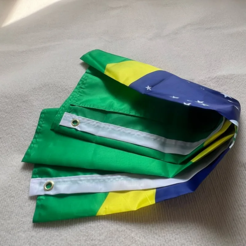 Bandera de Brasil poliéster – Alta calidad exterior e interior