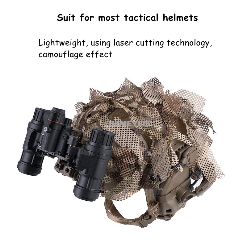 Funda táctica FAST camuflaje con corte láser para casco - imagen 2