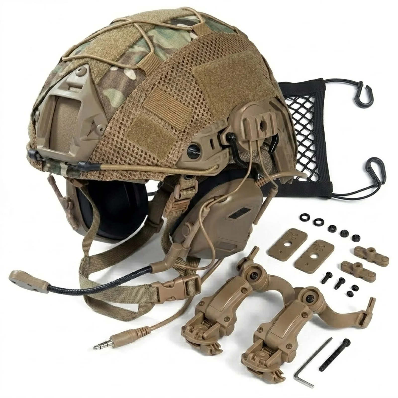 Red de almacenamiento exterior del casco