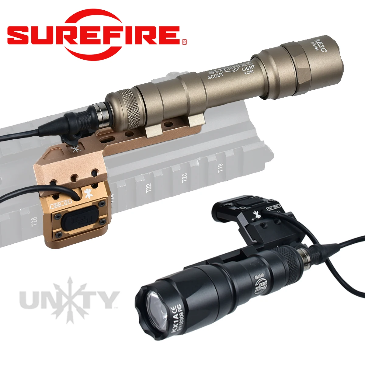 Linterna táctica SureFire M600 Unity LED con interruptor doble - imagen 2