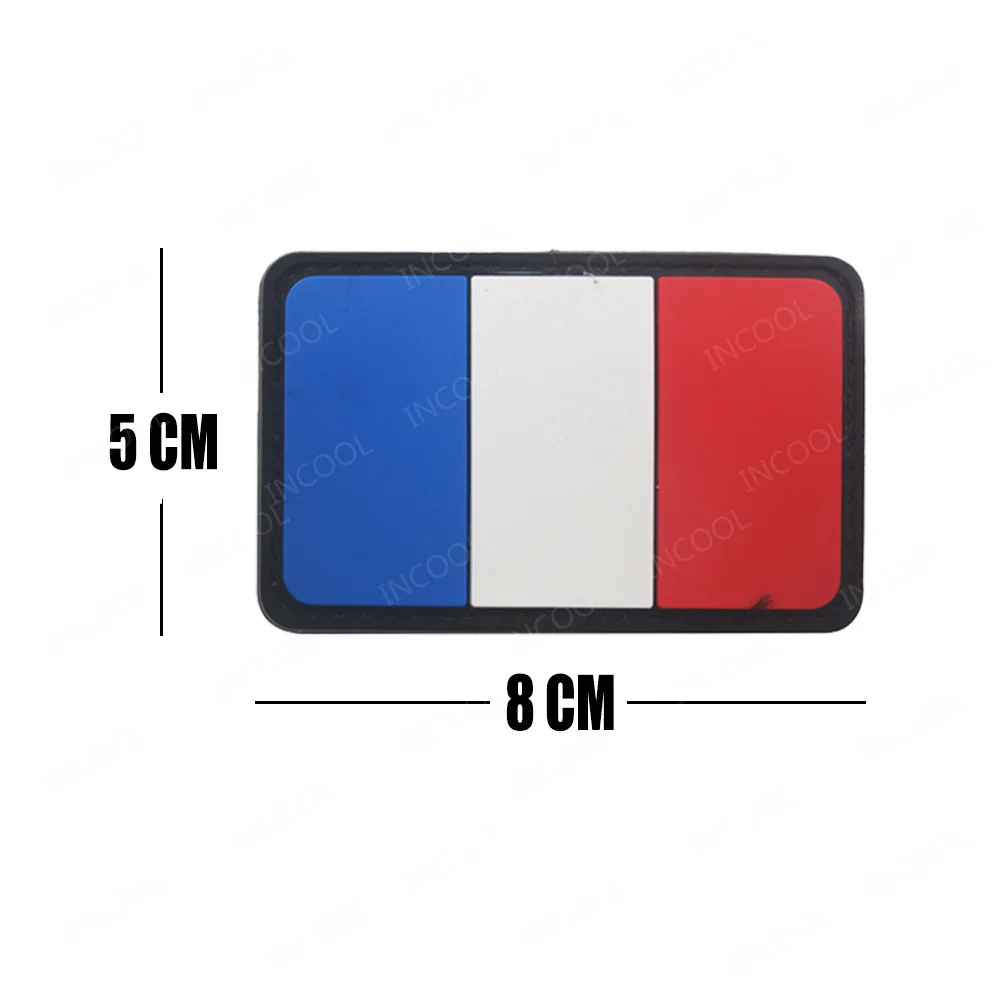 Parche PVC bandera nacional táctico velcro - imagen 2