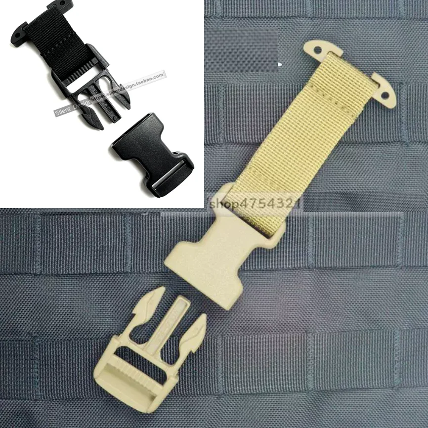 Hebilla táctica MOLLE en T fija para sistema de expansión - imagen 5