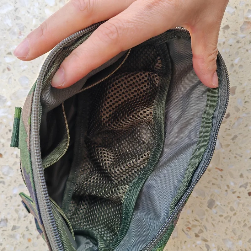 Chaleco finlandés táctico con bolsa de almacenamiento para exterior