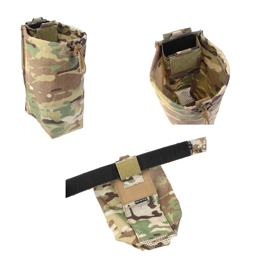 Portacargador táctico MOLLE de náilon ripstop ajustable para cinturón - imagen 5