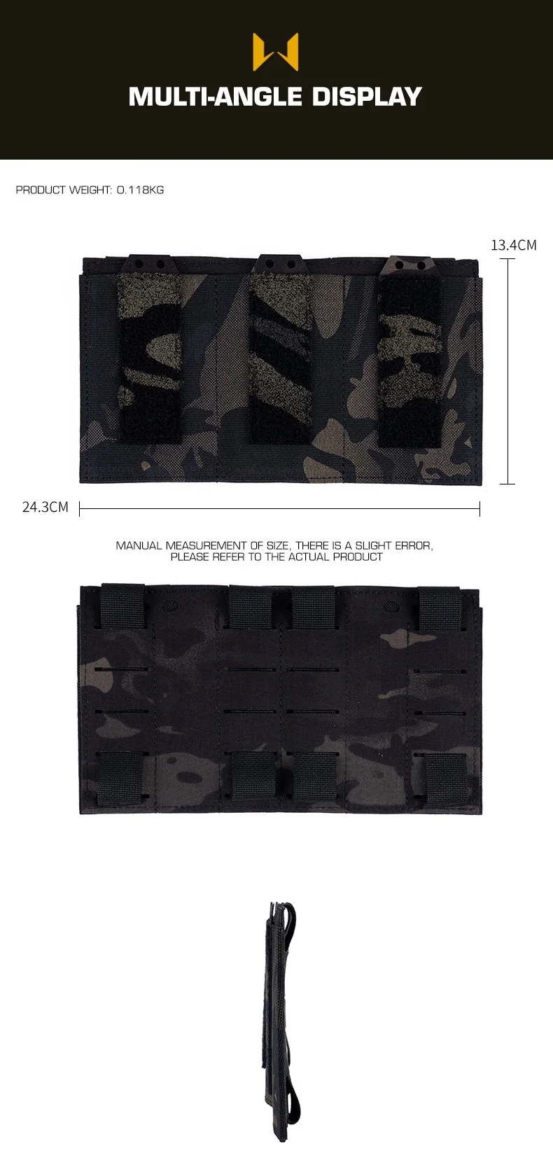 Funda elástica Molle SP para equipo de airsoft