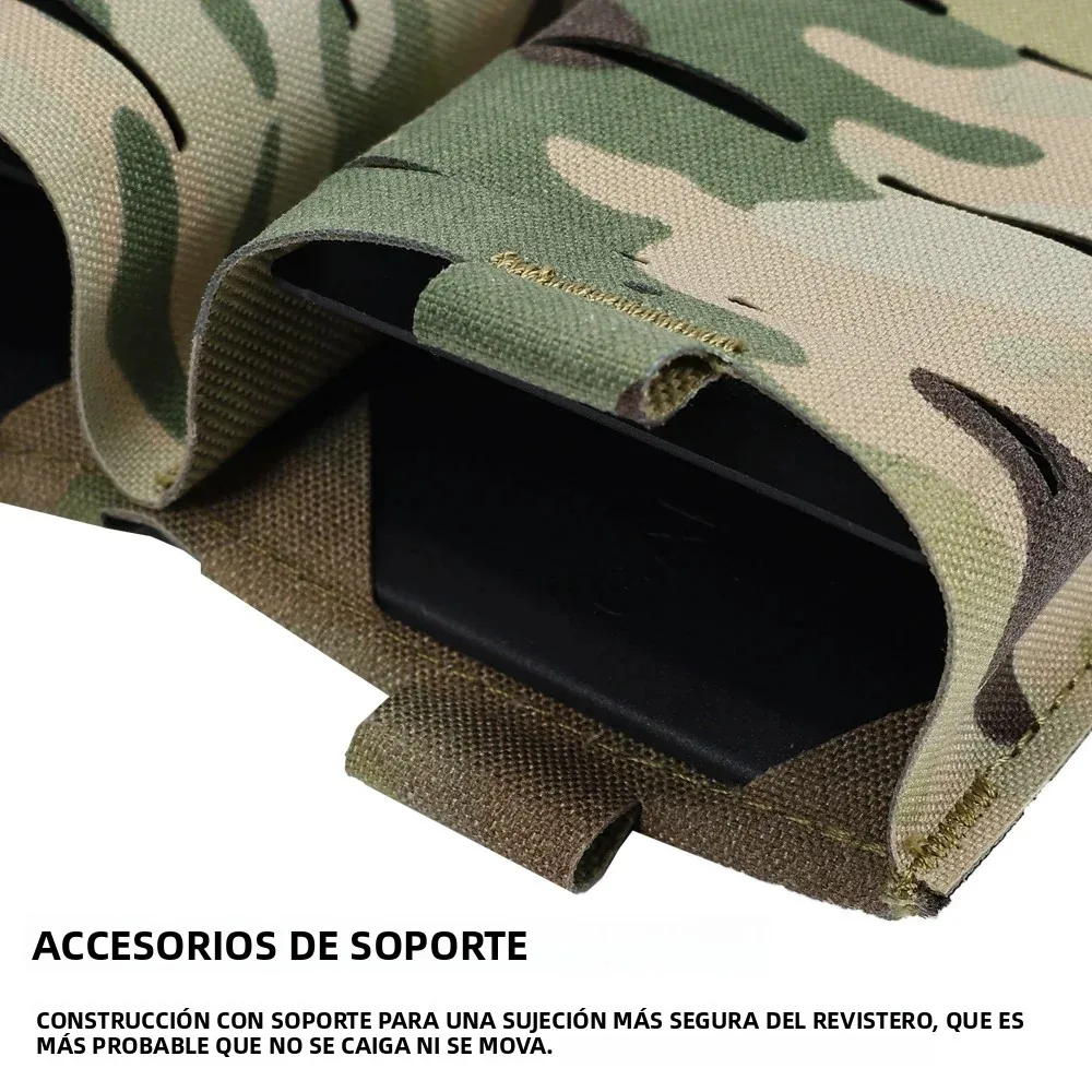 SINAIRSOFT Portacargadores MOLLE dobles para M4, M14, M16, AK y AR - imagen 3