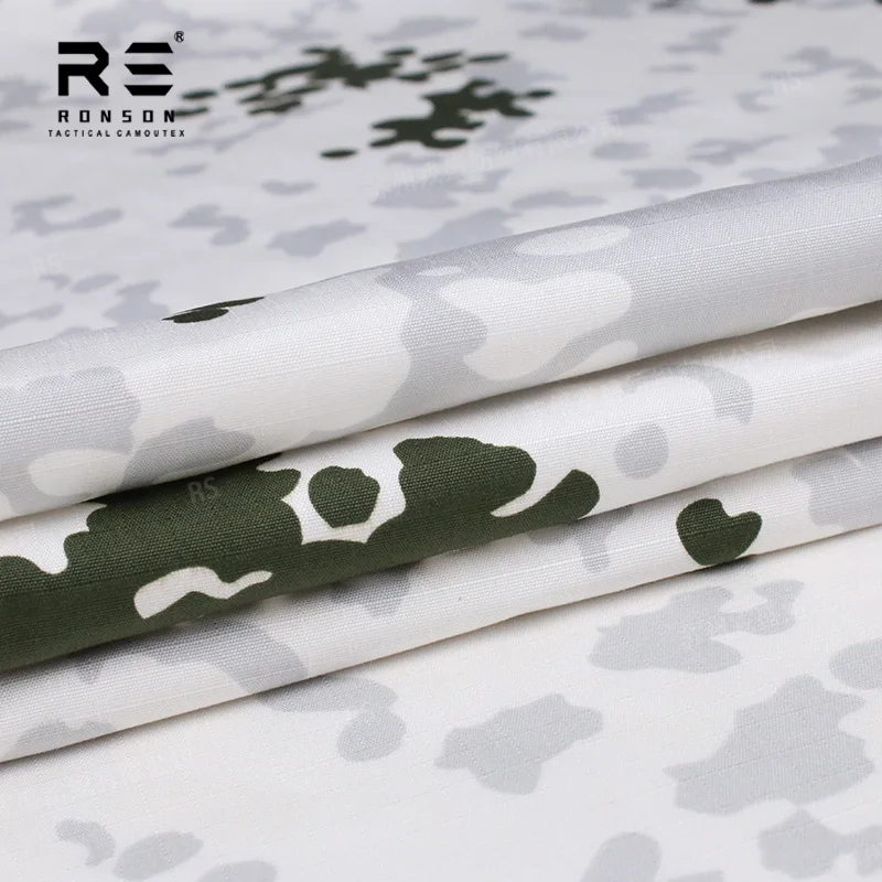 Tela táctica ripstop NYCO Flecktarn alemana para nieve - imagen 2