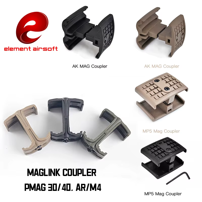 Mag-Link Acoplador de cargadores para AK AR15 M4 MP5 MP7 5.56 airsoft - imagen 2