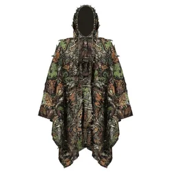 Yowie Poncho Ghillie 3D transpirable camuflaje hojas observación