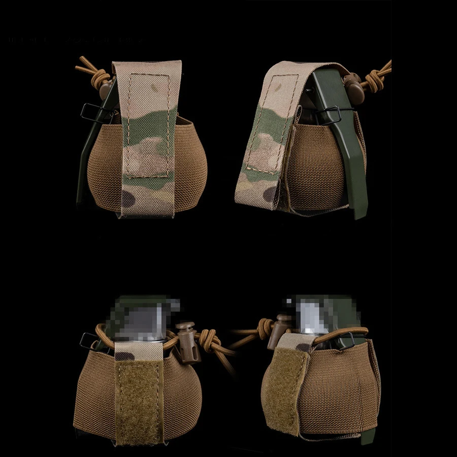 Bolsa para granadas M67 MOLLE con bolsillo elástico fijo - imagen 5