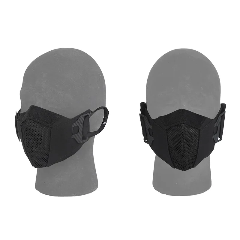 Máscara facial táctica antivaho transpirable corte láser para Airsoft - imagen 5