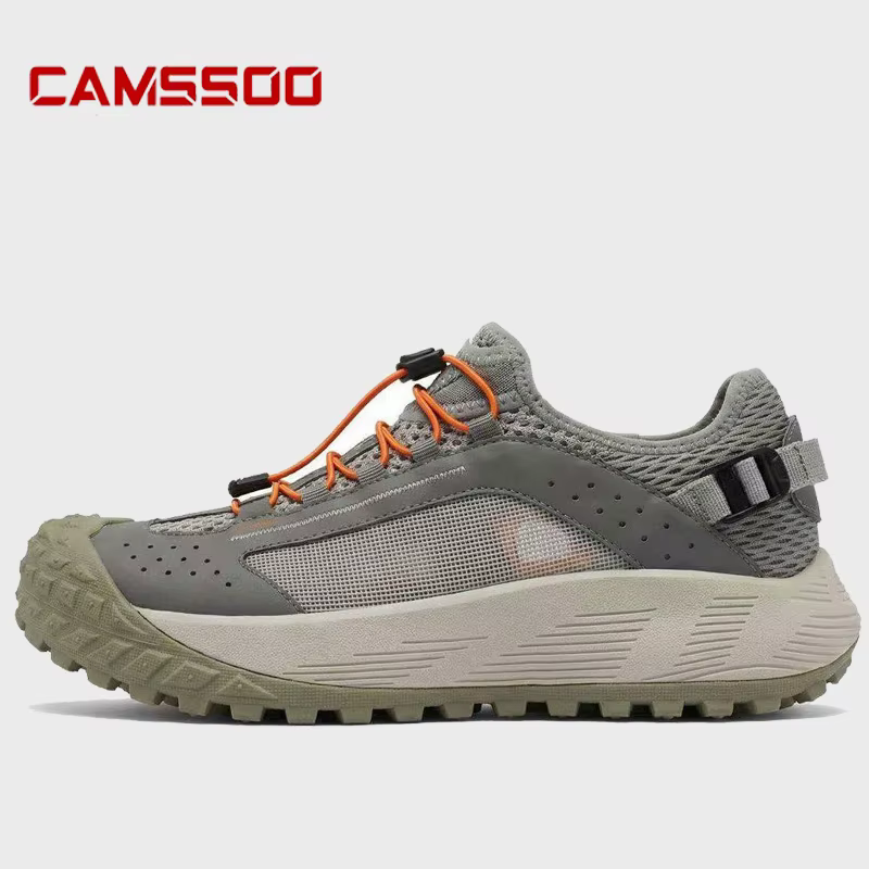 CAMSSOO botas de senderismo hombre transpirables antideslizantes