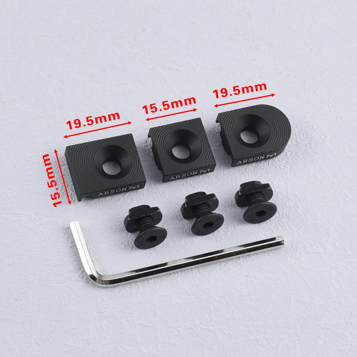 Sotac M300 M600: Clips tácticos metálicos M-LOK para cables