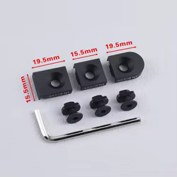Sotac M300 M600: Clips tácticos metálicos M-LOK para cables