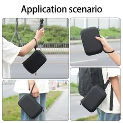Bolsa táctica impermeable pequeña con carcasa rígida y organizadores