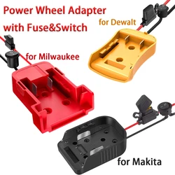 Adaptador de batería Milwaukee Dewalt Makita para Power Wheels RC