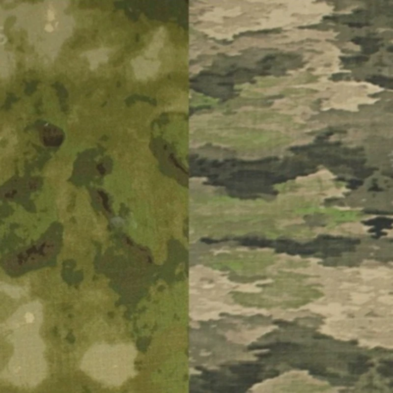 Tela táctica camuflaje urbano A-TACS-FG de nailon y algodón a cuadros - imagen 3