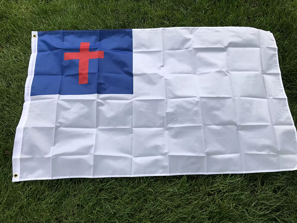 Bandera cristiana estandarte de Jesús para iglesia 90x150cm - imagen 4