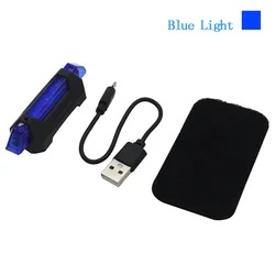 VULPO Luz táctica casco recargable USB intermitente ciclismo
