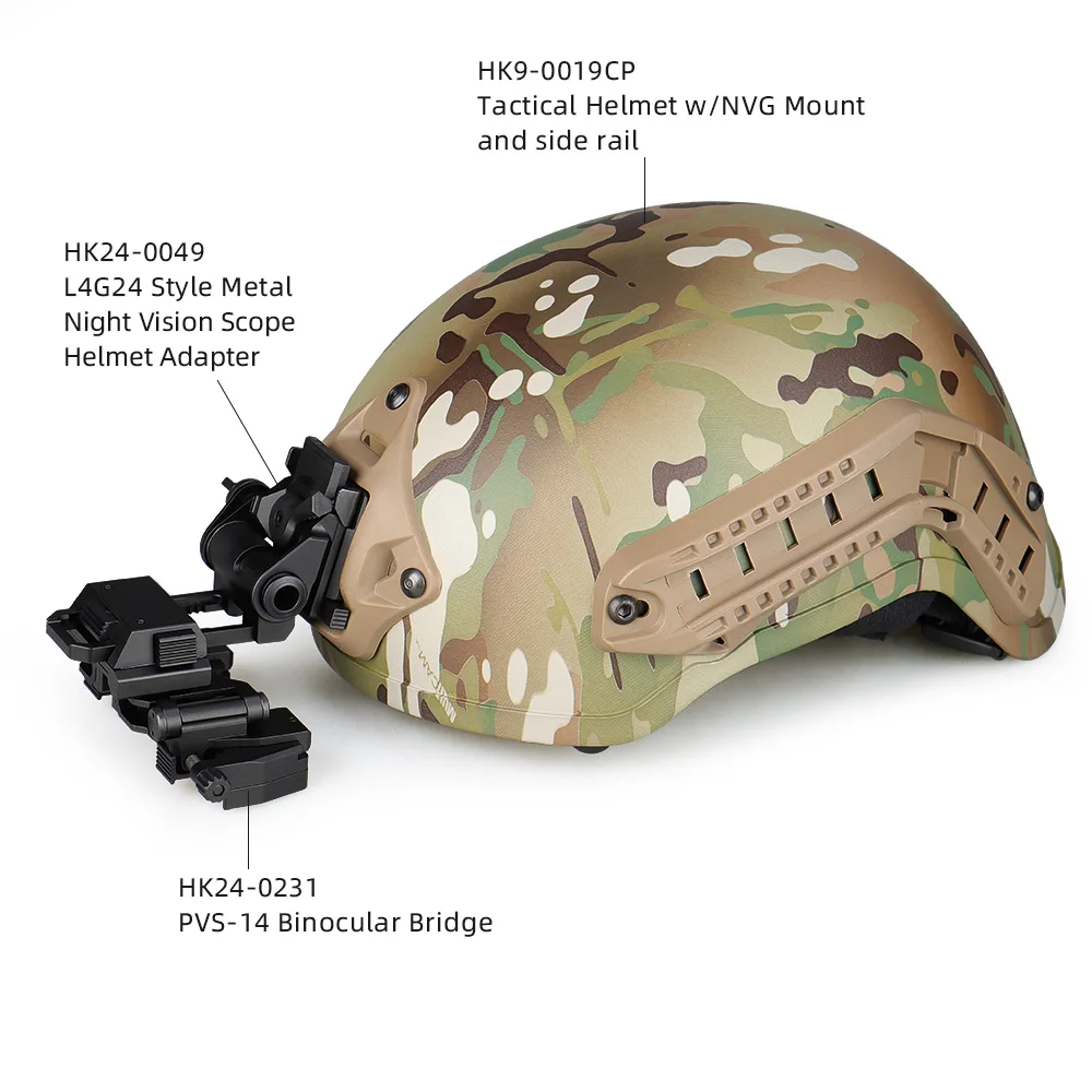 Adaptador Soporte NVG Canis Latrans PVS-14 metálico para caza - imagen 5