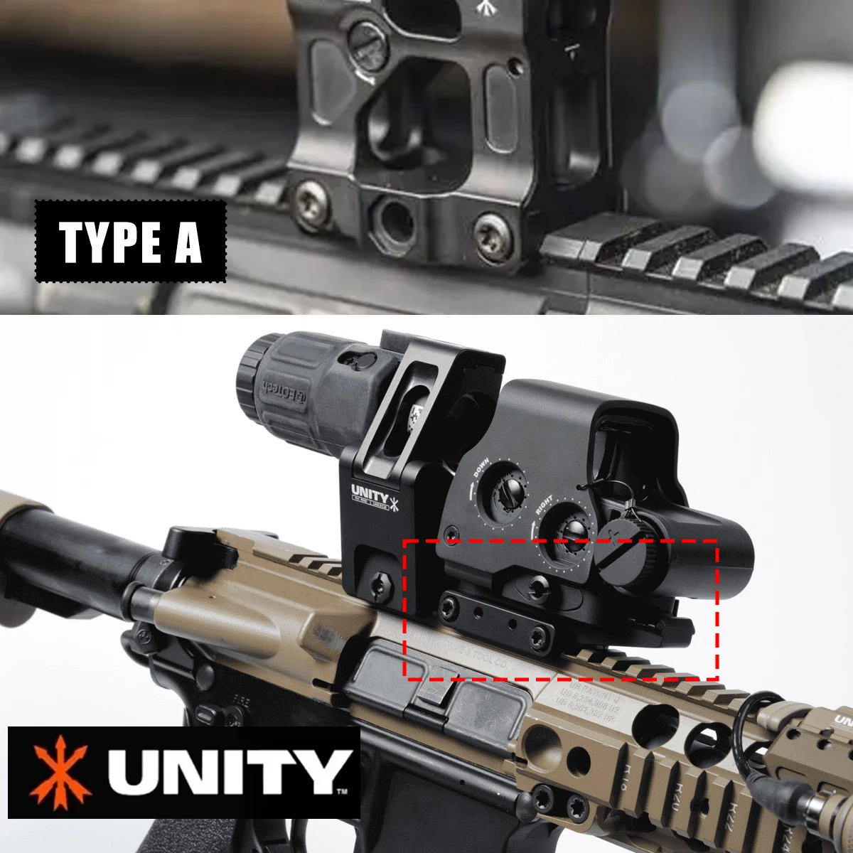 Unity FAST FTC montaje magnificador para EOTech 558 - imagen 4