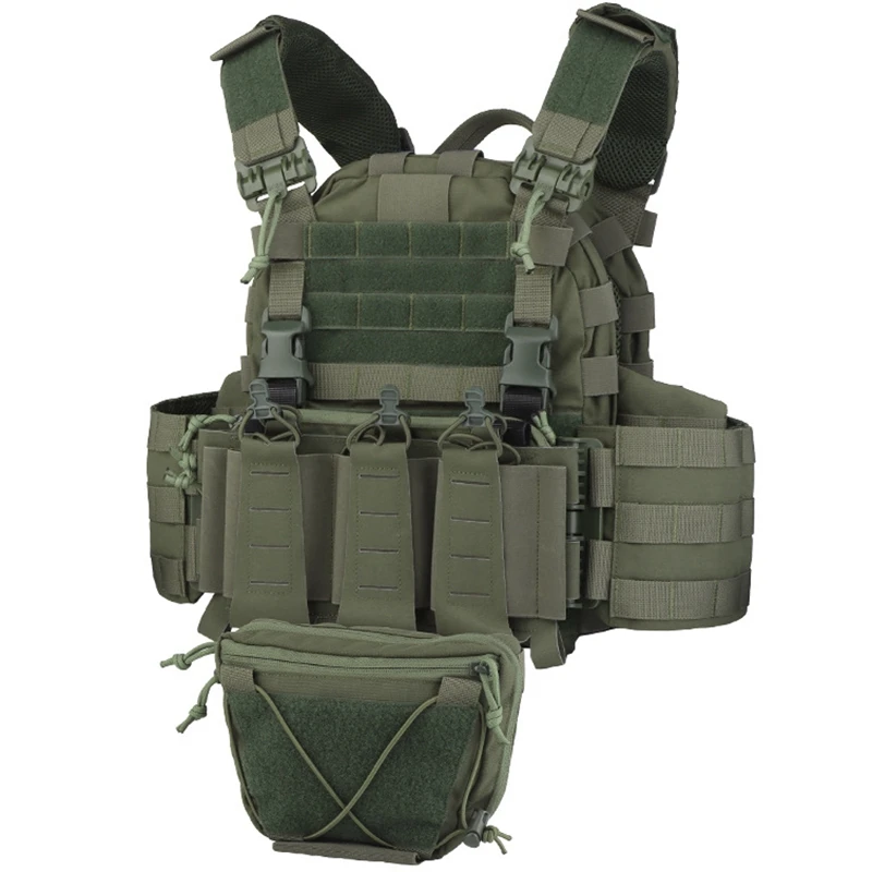 Chaleco táctico MOLLE liberación rápida Airsoft - imagen 4