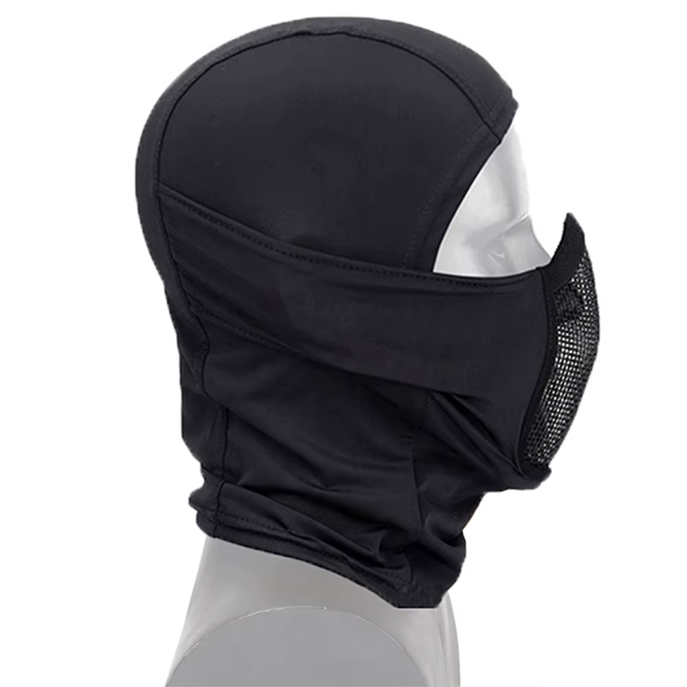 Pasamontañas táctico de malla con protección facial para airsoft - imagen 3