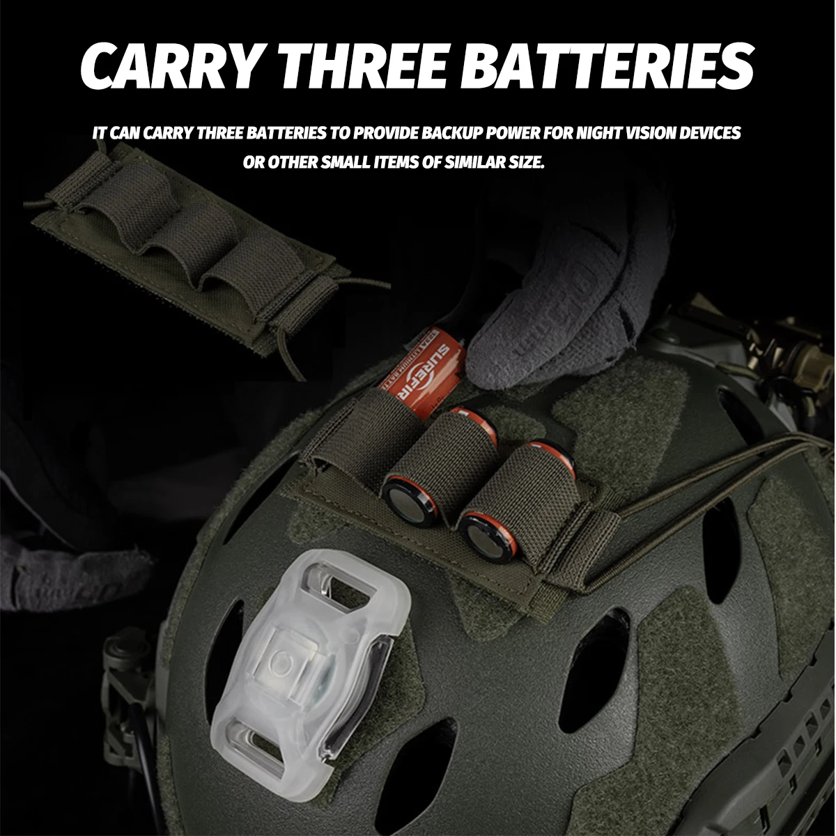 Cordón elástico antipérdida para batería de casco NVG L4G24 - imagen 2