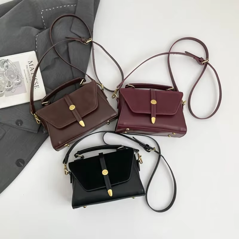 Bolso bandolera mujer gamuza moderna compacta para otoño e invierno - imagen 5