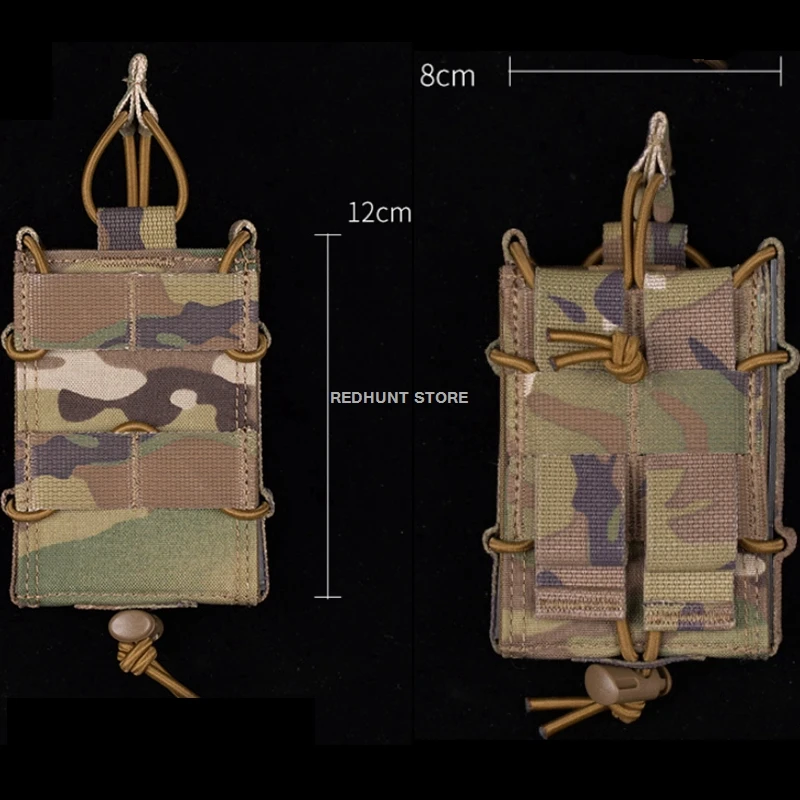 Funda táctica MOLLE para cargador de rifle, compatible pistola - imagen 3