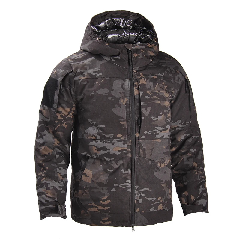 Chaqueta táctica de invierno cortavientos camuflaje reflectante térmica - imagen 2