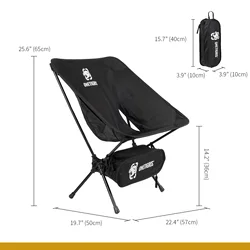 OneTigris silla plegable ultraligera para camping y senderismo