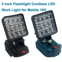 Makita lámpara de trabajo LED recargable inalámbrica para batería