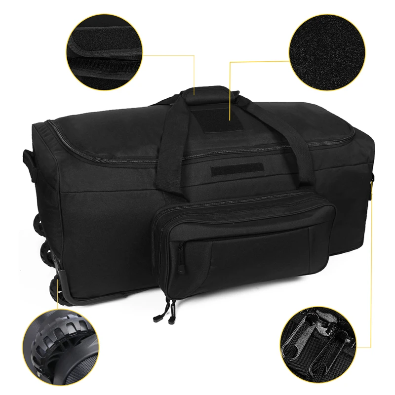 Bolsa táctica lona gran capacidad Camping Senderismo resistente - imagen 3