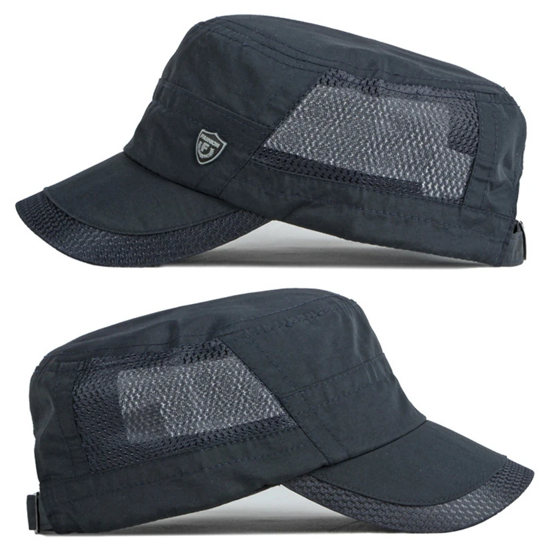 Gorra táctica de secado rápido con malla transpirable ajustable - imagen 4