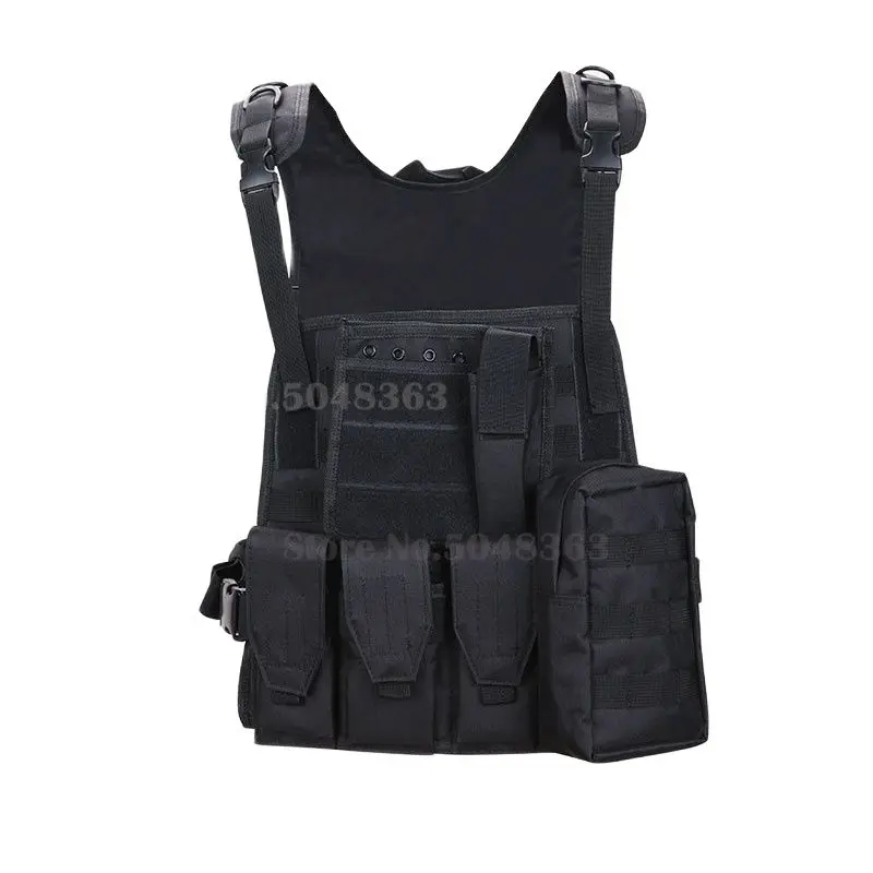 Chaleco táctico MOLLE camuflaje militar caza airsoft exterior - imagen 5