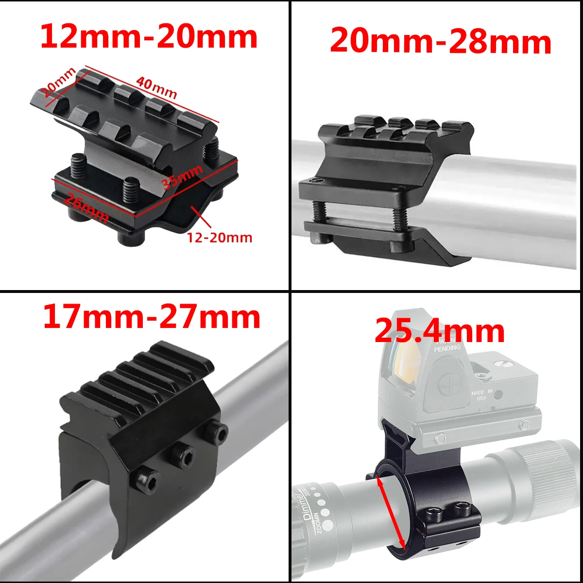Adaptador de montaje ajustable para riel Picatinny superior - imagen 4