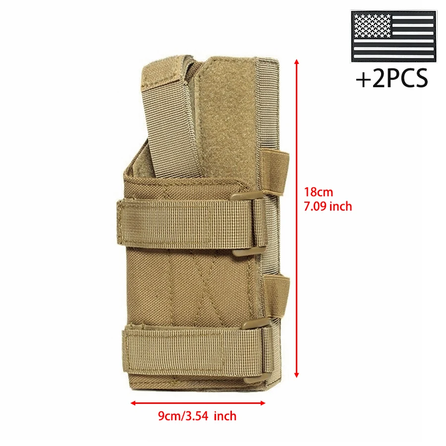 Bolsa táctica de muslo MOLLE compacta – Cinturón para herramientas - imagen 2