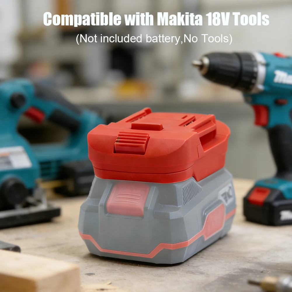 Adaptador conversor batería litio Parkside para herramientas Makita - imagen 4