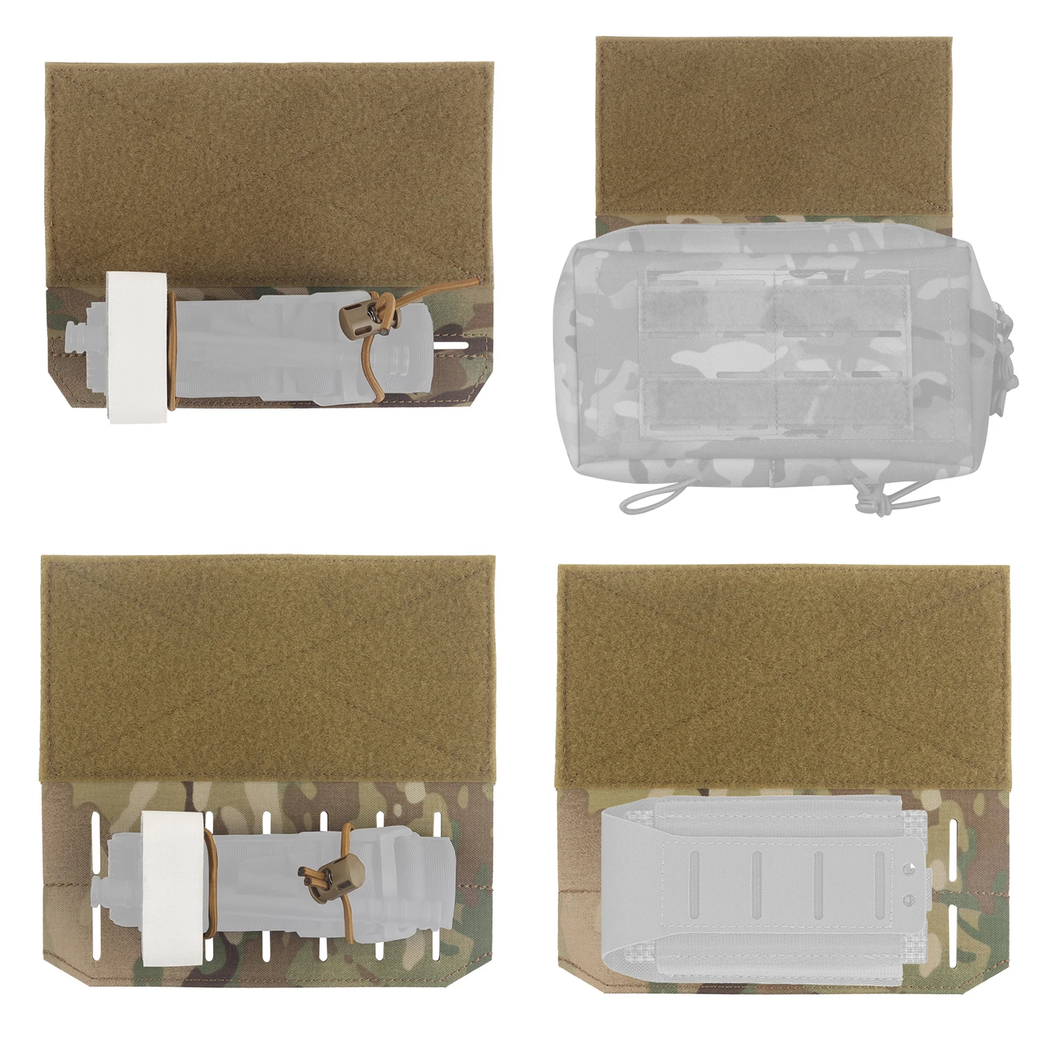 Placa adaptadora Poseidon Defense DHP – Conversor velcro a MOLLE