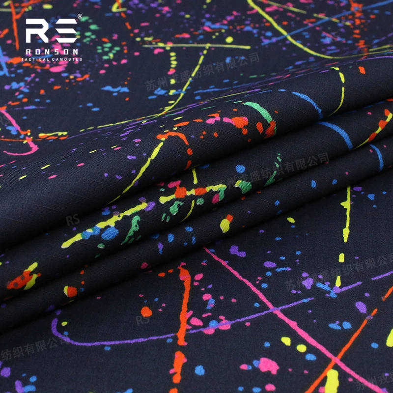 Tela NYCO ripstop táctica Starfield Camo para uniformes militar - imagen 2