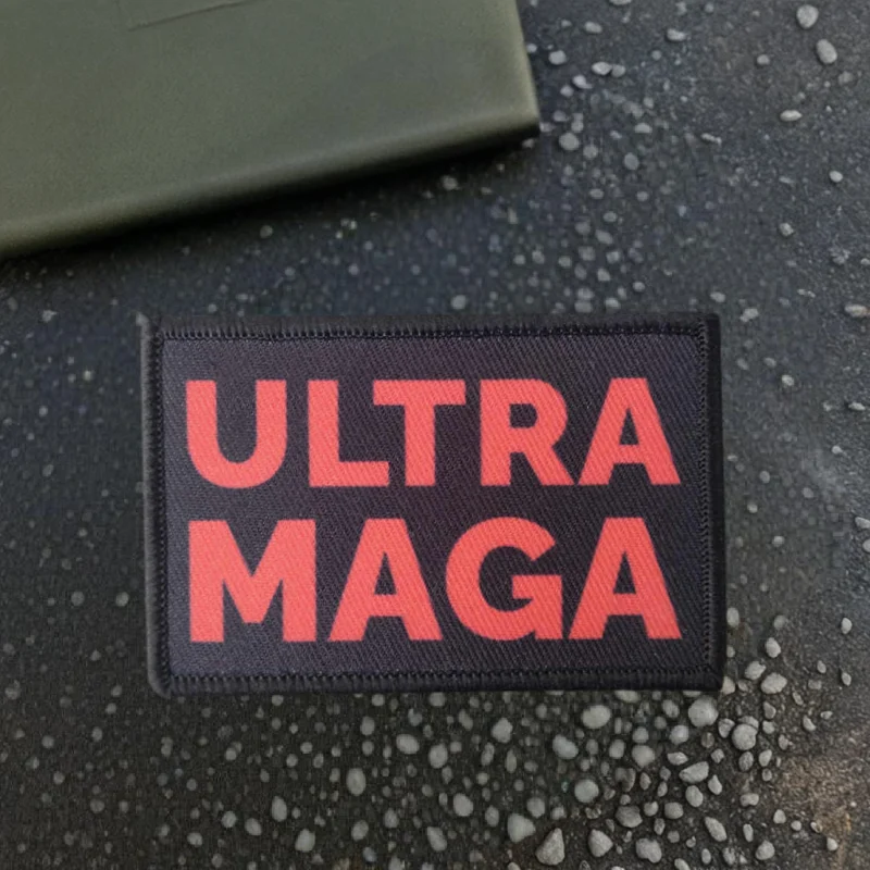 Parche Ultra Maga en prenda de ropa DIY