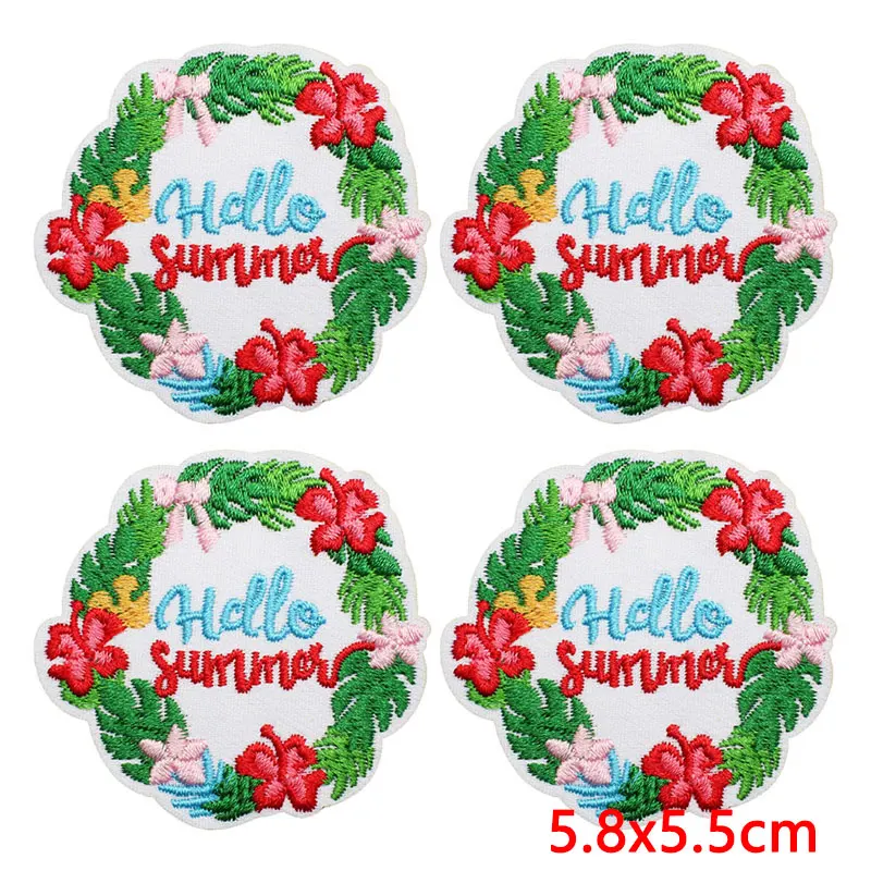Detalle de motivos tropicales